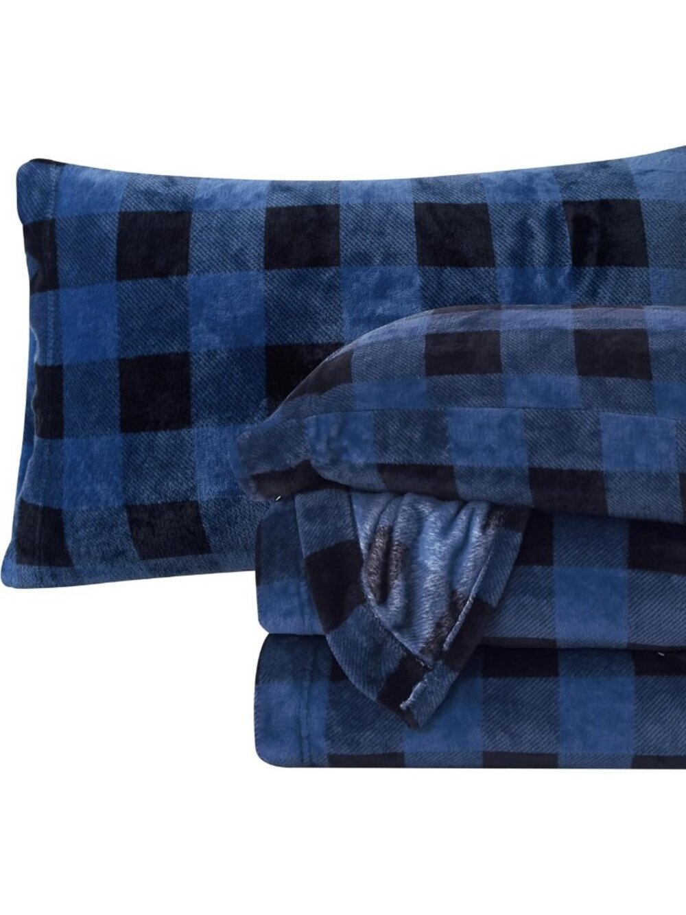 Cozy Velvet Plush Flannel Sheet Set - 4-Piece Twin XL, Deep Pocket, Anti-Static